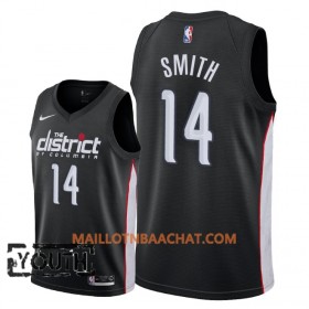 Maillot NBA Washington Wizards Jason Smith 14 2018-19 Nike City Edition Noir Swingman - Enfant